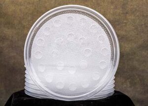 50 Pack Fabric-lined lids for fruit fly cultures